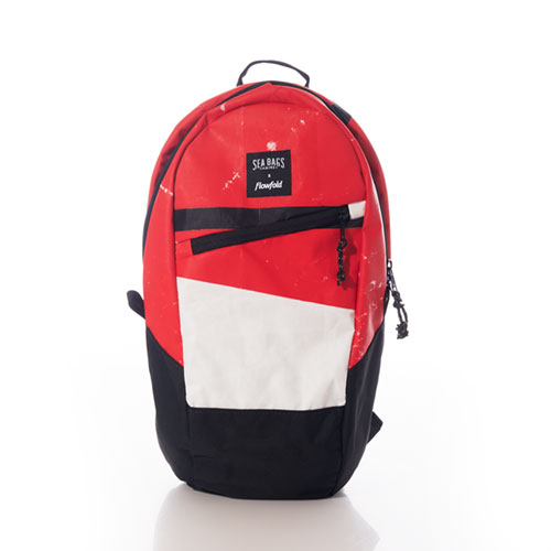 Vintage Crew Red and White Stripe Backpack