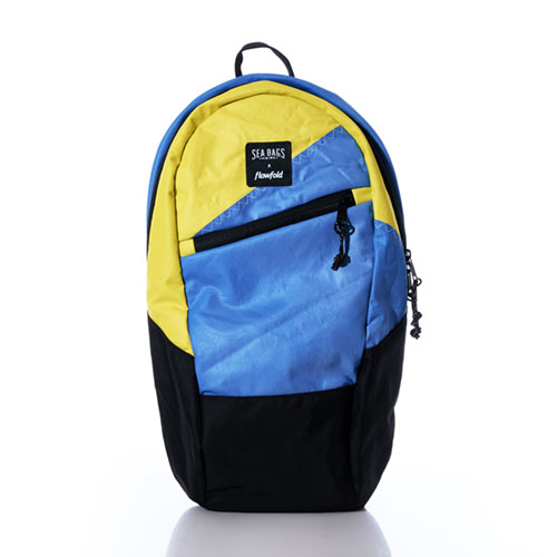 Vintage Crew Blue and Yellow Backpack